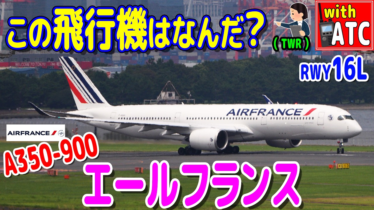 この飛行機は何だ? エールフランス A350-900【ATC/字幕/翻訳付き】