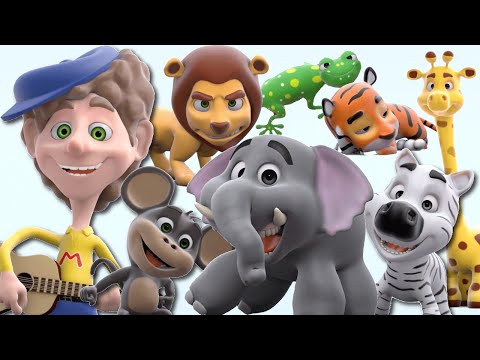 What Do You See? Song Wild Animals | D Rhymes | Learn English Kids