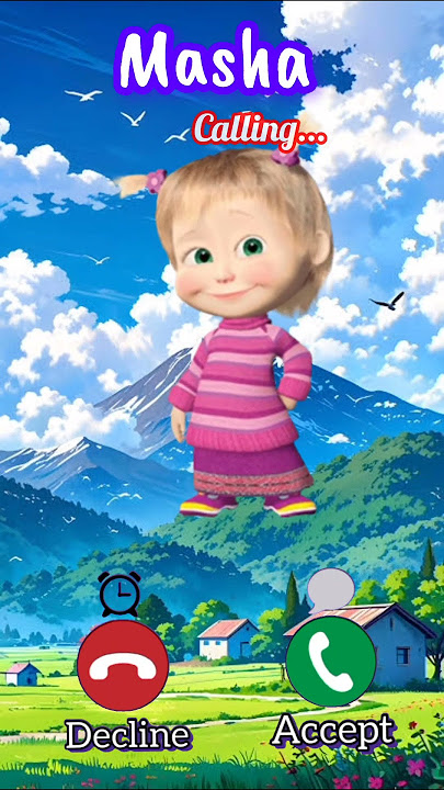 Masha calling... #masha #bear #cartoon #shorts #ringtone #calling