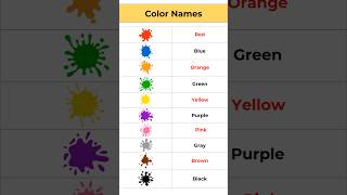 10 Everyday Colors Visual Vocabulary Guide