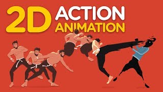 2D Action Animation  Full Process