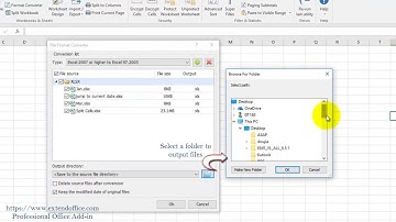 Quickly Convert Multiple XLSX Files To XLS Or PDF Files From Local Disk