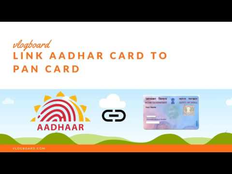 Link Aadhar card to PAN card