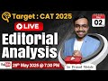 Editorial Analysis For CAT 2025 | EP 02 II  The Myth of Multitasking | #crossq  #mbacat  #editorial