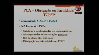 Escola do Legislativo Câmara de Rio Preto - Curso Plano de Contratação Anual 24/05/2024