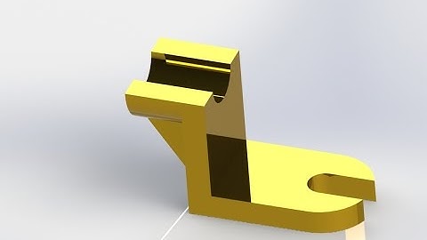 Anchor bracket tutorial in solidworks