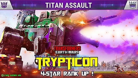 Transformers TITAN Gameplay - 4-Star TRYPTICON