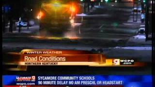 Snow affects morning commute