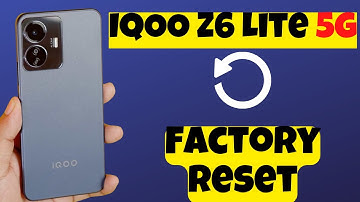 IQOO Z6 Lite 5g Factory Reset || IQOO z6 lite Reset all settings