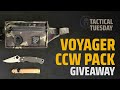 Tight chutes voyager ccw pack giveaway tactical tuesday
