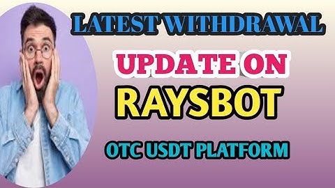 RAYSBOT WITHDRAWAL UPDATE. IS RAYSBOT STILL PAYING?