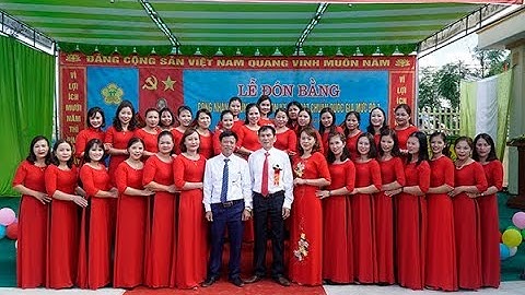 Quốc Thắng Studio - Trường MN Kỳ Tân, Tân Kỳ, NA đón chuẩn quốc gia