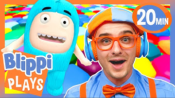 Can You Beat Blippi in Obby Bods? | BEST OF BLIPPI PLAYS | Roblox Gaming Videos for Kids