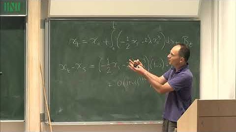 SRQW01 | Prof. Lorenzo Zambotti | Renormalisation in regularity structures - part 4