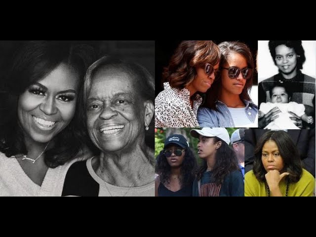 Barack Obama' s daughters Malia & Sasha's emotional goodbyes to Marian their grandmother. - YouTube