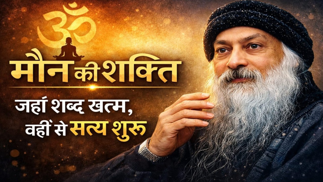 OSHO - मौन की शक्ति — जहां शब्द खत्म, वहीं सत्य शुरू... | Osho Hindi Speech | #osho #oshothoughts
