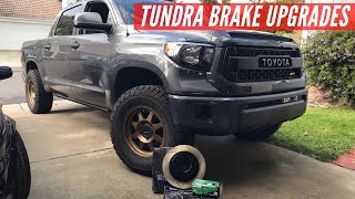 Tundra Brake Upgrades  Pads and Rotors DIY