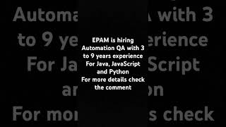 QAJobs23#qaengineer #softwaretesting #automationTesting #qatester #jobsearch #qaengineer #qatester