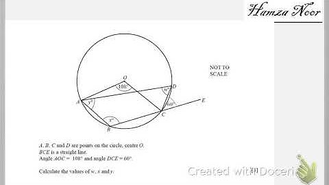Circle Theorem. Olevels Maths 4024 /IGCSE 0580 Past Papers