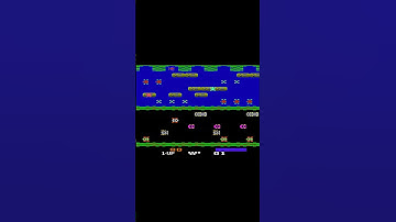 Frogger - 1982 - Atari 2600 ( Atari VCS ) ( Shorts ) #games #atari #atari2600 #atarivcs #retrogames