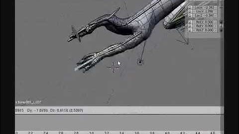 Black Dragon - Modeling, Texturing, Rigging in Blender (WIP 70) - Dragon Food