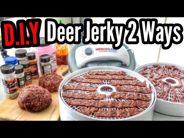 Venison Jerky Recipe (oven and dehydrator instructions) - SchneiderPeeps