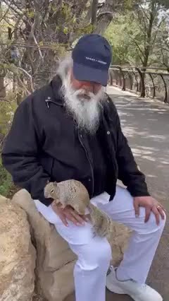 YESUDAS LATEST VIDEO PLAYING WITH A SQUIRREL AT ARIZONA USA
