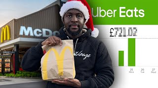 I Did UberEats on Christmas Day & Made £_____