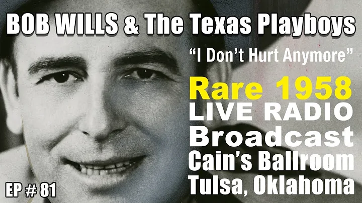 Bob Wills and The Texas Playboys Rare 1958 Radio B...