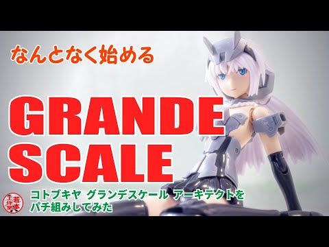 せっかくなのでグランデスケールのアーキテクトをパチ組みしてみた