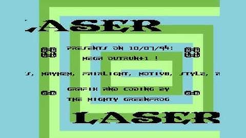 Laser - Outrun - Intro - C64 - 1994