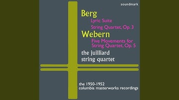Berg - Lyric Suite: III. Allegro misterioso