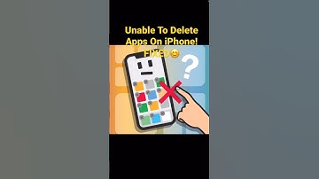 Unable To Delete Apps On iPhone!-FIXED🤗 #shorts