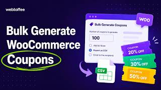 How to Bulk Generate & Export WooCommerce Coupons (Smart Coupons Plugin)