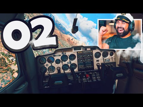 Microsoft Flight Simulator - Part 2 - MY FIRST SOLO FLIGHT (INCREDIBLE)