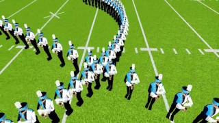 Cool marching drill pass done by an EnVision user