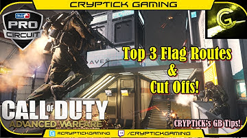 Advanced Warfare: GB Tips - ASCEND CTF! | Top 3 Flag Routes & Cut Off