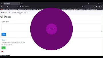 CS50W Project 4 Submission - Network