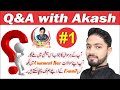 Qna with akash 1  ask your question  akash info tech