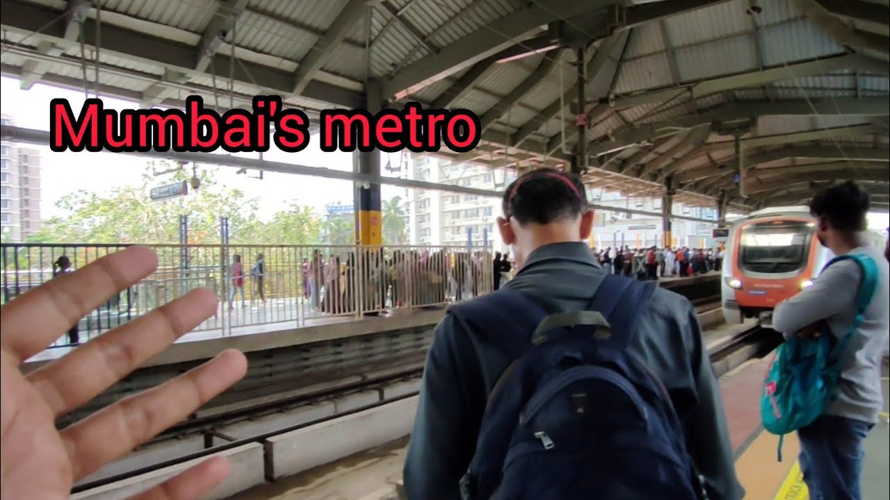 Andheri To Goregaon |Metro train visit|Mumbai metro | Mumbai ki metro mai safar kiya