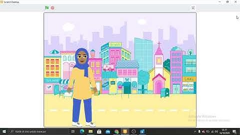 tutorial hasil script program berganti background menggunakan apk scratch