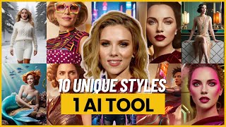 Unlock 10 Visual Styles with Leonardo AI’s Custom Image-to-Image Feature
