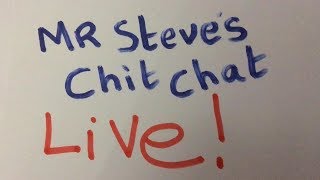 Mr Steve's English chit chat live - I like cars - I like big cars Mr Steve's English chit chat live - I like cars - I like big cars