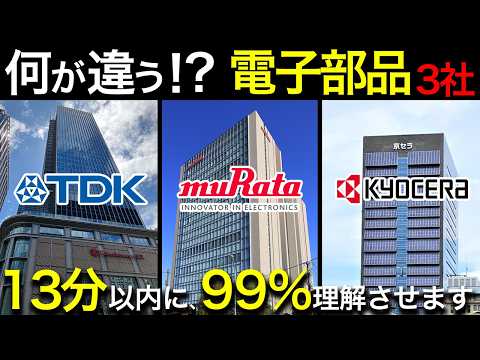 電子部品で一括りにするな！電子部品業界（TDK・村田製作所・京セラ）を完全解説。業界研究・企業研究・志望動機、これ1本！