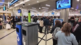 Nasty weather, spring break travel and a partial government shutdown cause airport headaches