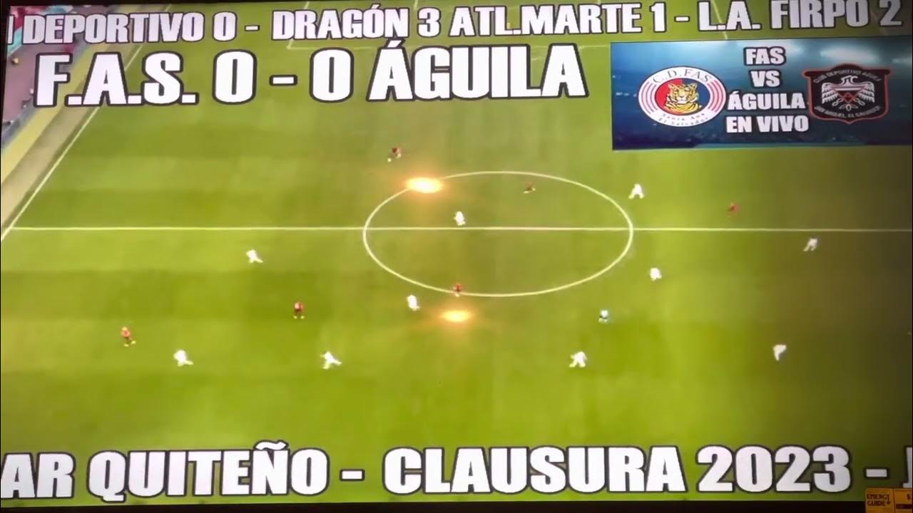 ÁGUILA VS FAS EN VIVO. EL SALVADOR SOCCER - YouTube