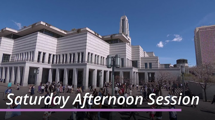 Saturday Afternoon Session | April 2025 General Conference