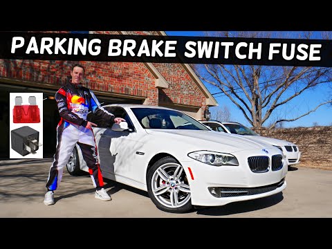BMW F10 F11 PARKING BRAKE SWITCH FUSE LOCATION BMW 528i 535i 520i 530i 550i 518d 520d 525d 530d 535d