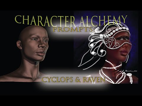 Character Alchemy: Cyclops and Raven using Handy tool and Procreate