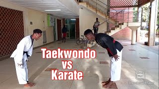 Taekwondo vs Karate ~ Kumite/Kyorugi